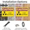 Signmission Radiation & Laser Sign, 7 in H x 10 in W, Plastic, Rectangle OS-2PACK-CR-P-710-L-10197 - alternate 7